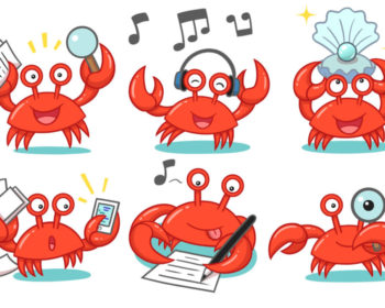 Mascotte Crabe